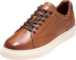 Stylish Leather Look Casual Shoe